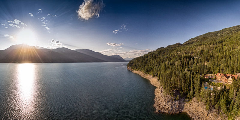 Lakeside View of Halcyon Hot Springs