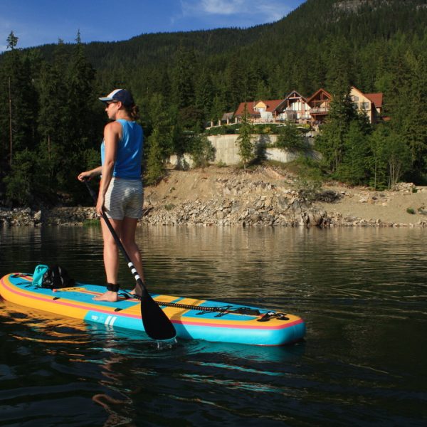 Paddleboarding on Arrow Lake, Halcyon SUP, nakusp, revelstoke