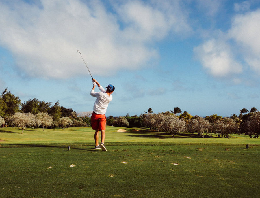 Playing Golf at Halcyon Hot Springs