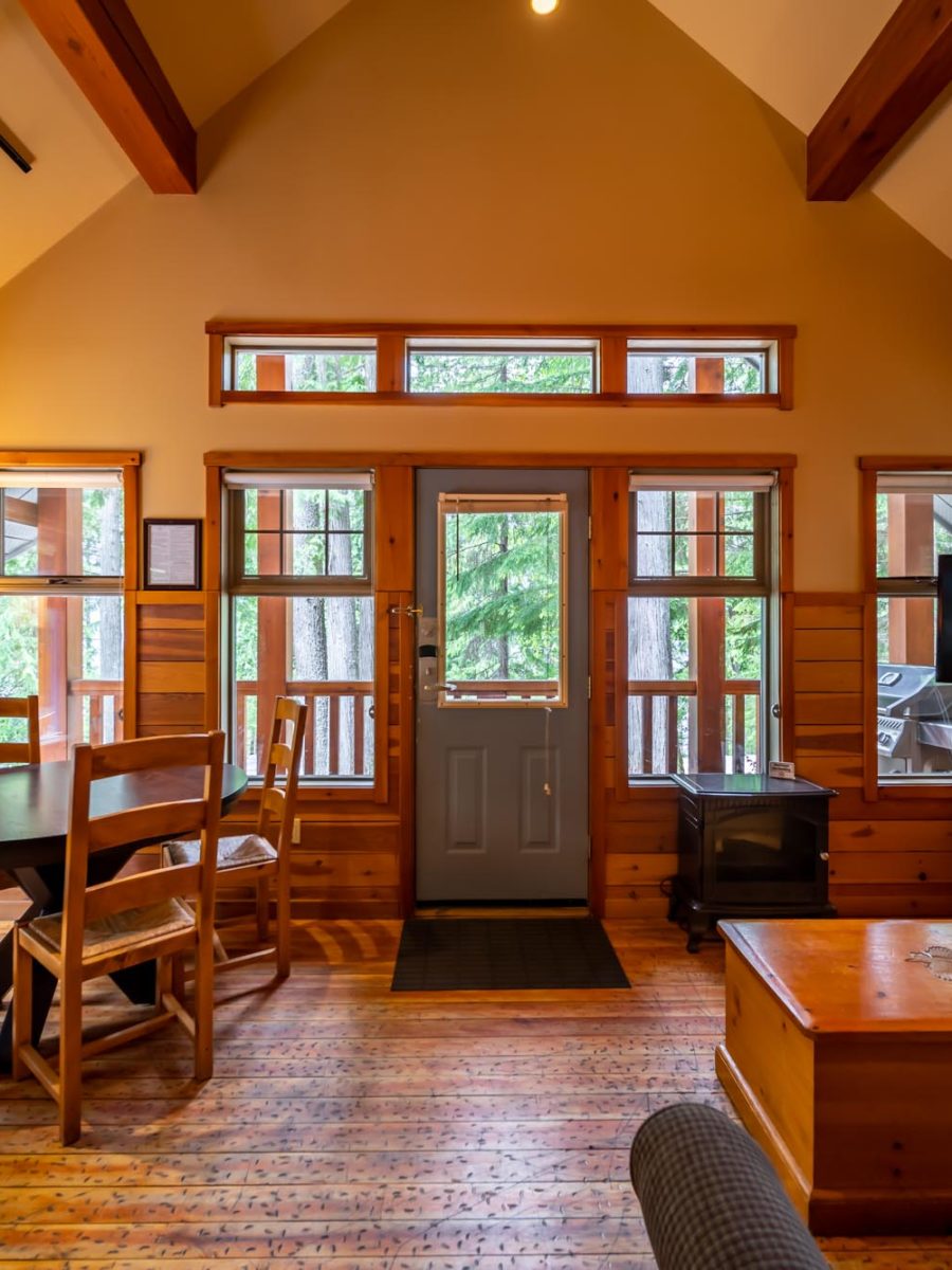 Halcyon Chalet 1 Bed Entrance