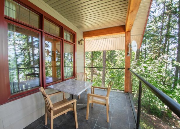 Halcyon Loft Chalet Outside Balcony