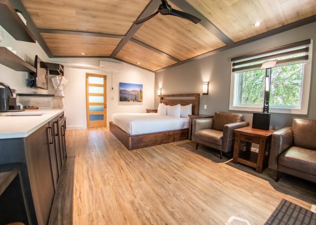 Interior view of King Cottage