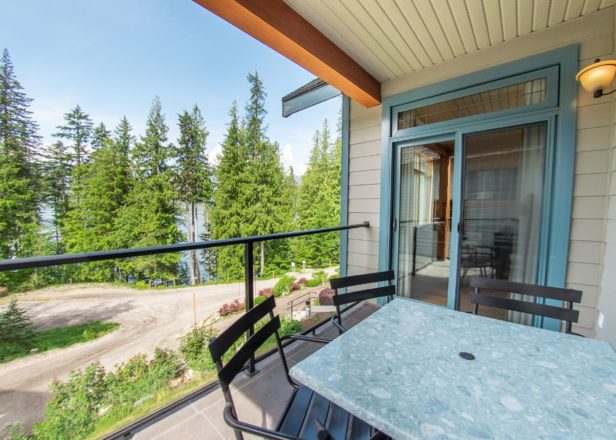 Halcyon Loft Chalet Balcony