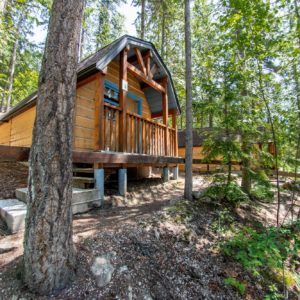 Outside Halcyon Queen Cabin