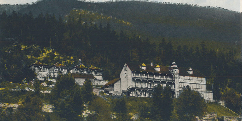 Halcyon Hot Springs hotel, circa 1900
